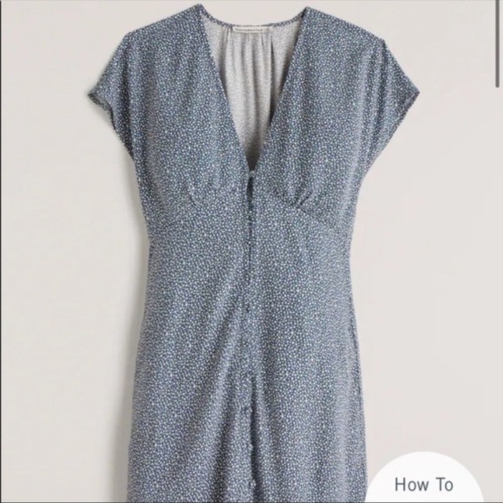 NWT Abercrombie Button-Down Dolman Sleeve Mini Dress